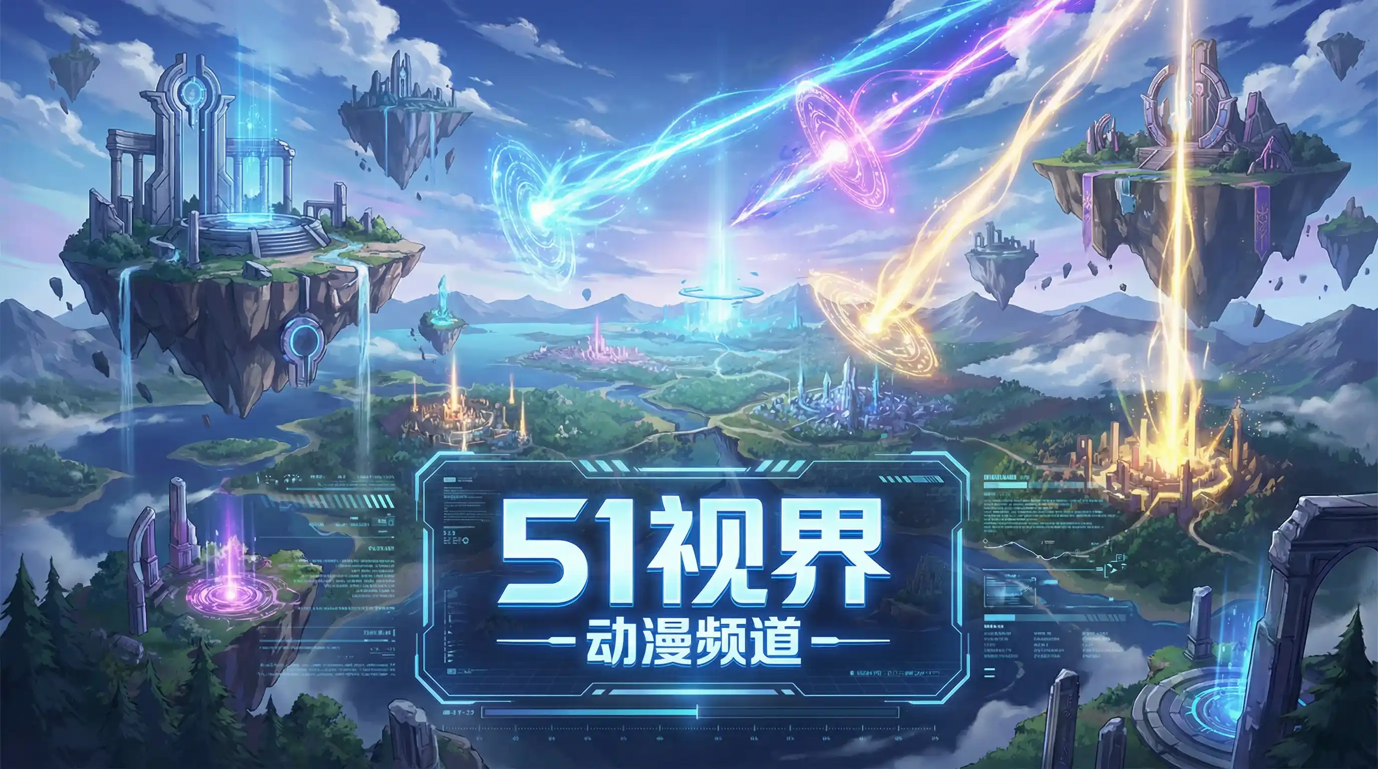 奇幻动漫世界浮空岛屿 - 51短视频-高清视频|视频资源 动漫资讯